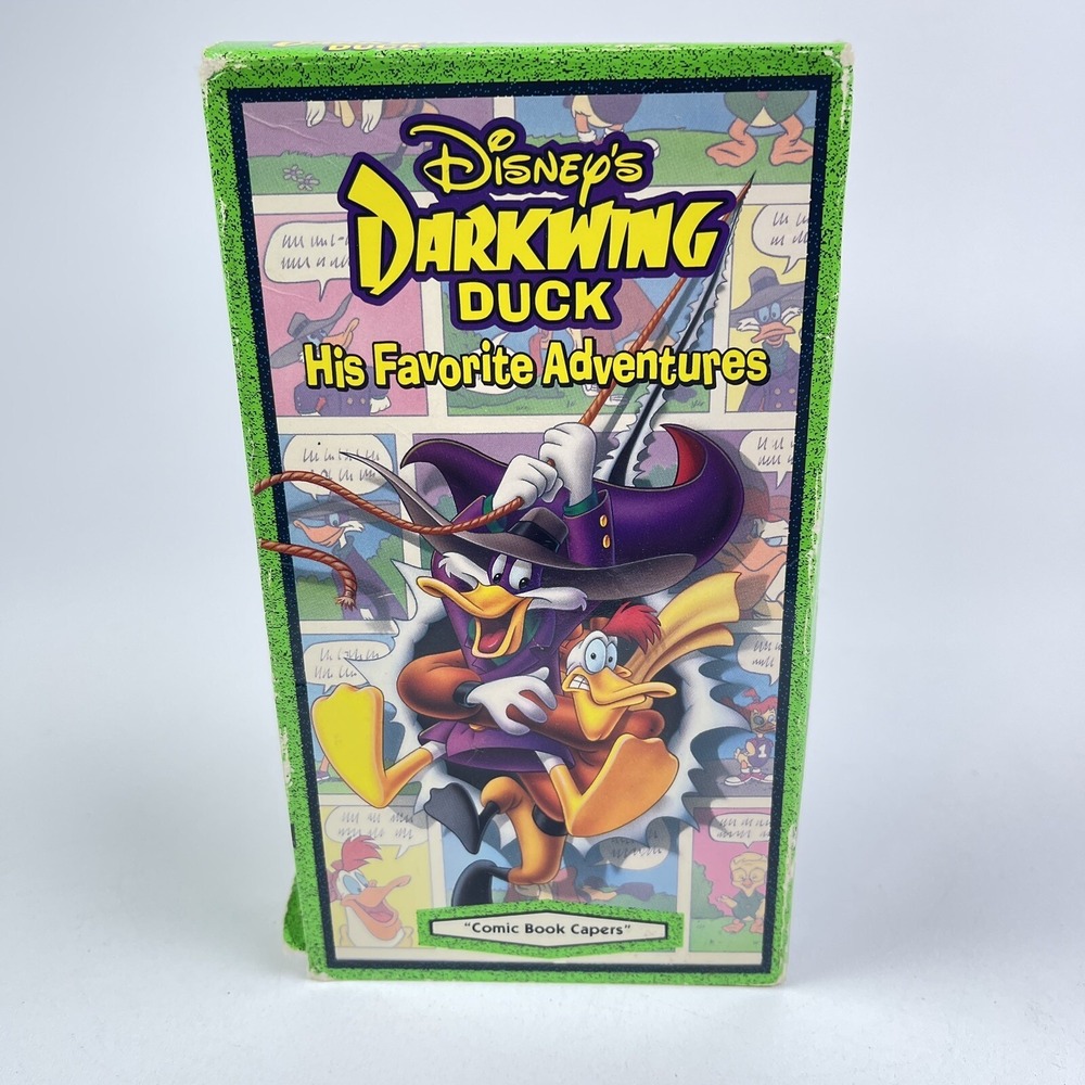 Disneys‎ Darkwing Duck Comic Book Capers VHS 1993 His Favorite Adventures